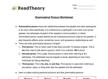 Grammatical Person