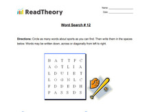 Word Search - Exercise 12