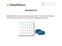 Word Search - Exercise 13