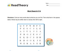 Word Search - Exercise 14