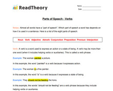 Parts of Speech - Verbs - Identifying Verbs