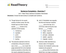 Sentence Completion - High Advanced (GRE) Level - Exercise 7