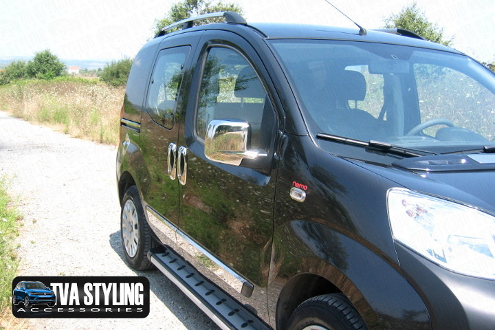 Our Fiat Qubo Mirror Covers really upgrade your Fiat Qubo Van. Buy all your Van accessories online at TVA Styling.