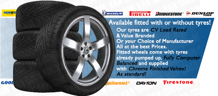 Available fitted with or without tyres! Tyres come Load Rated & Branded 275 / 40 - 20 Or your Choice of Manufacturer. All at the best Prices. We’ll even pump them up to your specification...High PSI for Sport Grip or Lower PSI for Comfort.