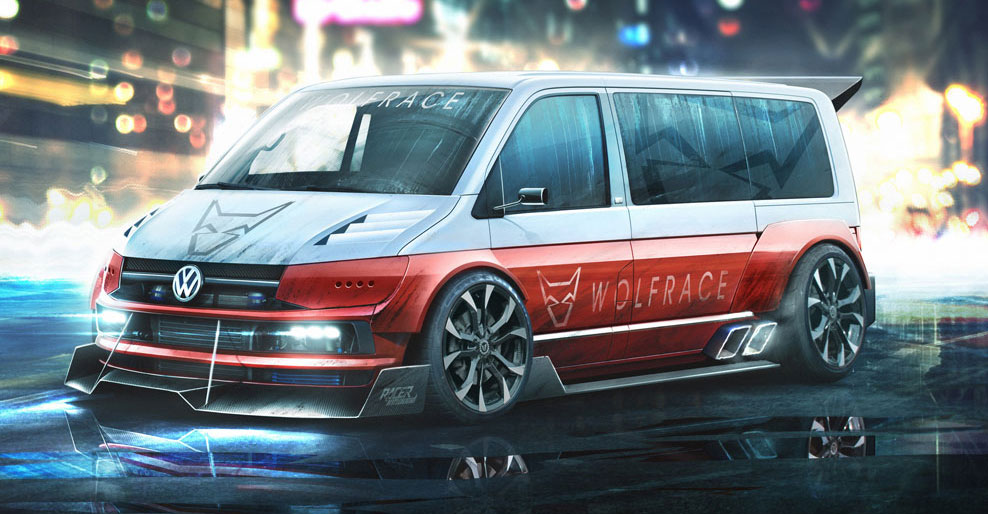 VW T4 Alloy wheels Volkswagen T4 Wolfrace Assassin TVA Styling