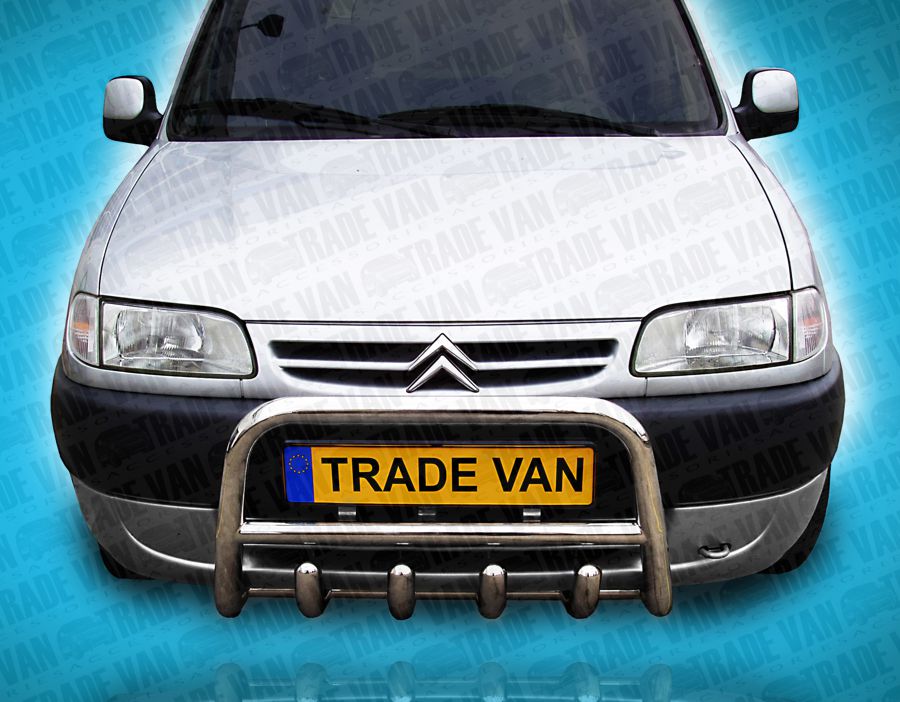 Our A Bars and Bull Bar Style Accessories for Citroen Berlingo Van are a great van style upgrdae for your berlingo. Buy online at Trade van Accessories