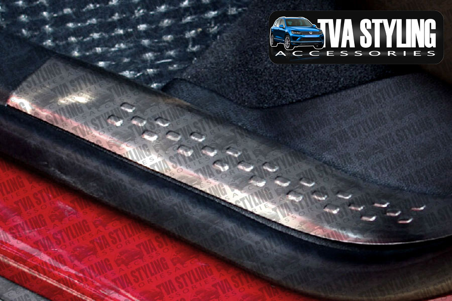 Our stainless steel Chevrolet Trax sill protector entry guard trim is an eye-catching and stylish addition for your car. Buy online at Trade car Accessories.