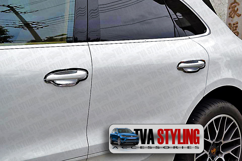 Our chrome Porsche Macan door handle bowl covers are an eye-catching and stylish addition for your car. Buy online at Trade car Accessories.