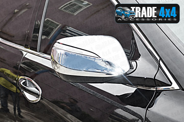 Our chrome Hyundai Santa Fe mirror covers are an eye-catching and stylish addition for your 4x4. Buy online at Trade 4x4 Accessories.