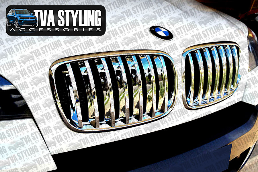 Our chrome BMW X3 front grille cover is an eye-catching and stylish addition for your car. Buy online at Trade car Accessories.