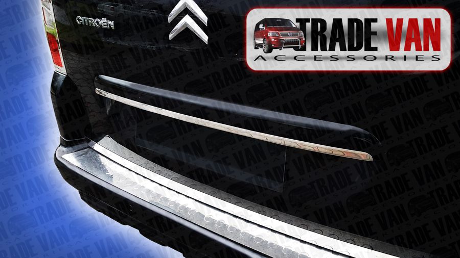 Our Citroen Berlingo Rear Tailgate Handle Cover Trim really upgrades the rear styling of your Berlingo Van or MPV. Specially engineered from chrome look hand polished Stainless Steel. Buy online at Trade Van Accessories.