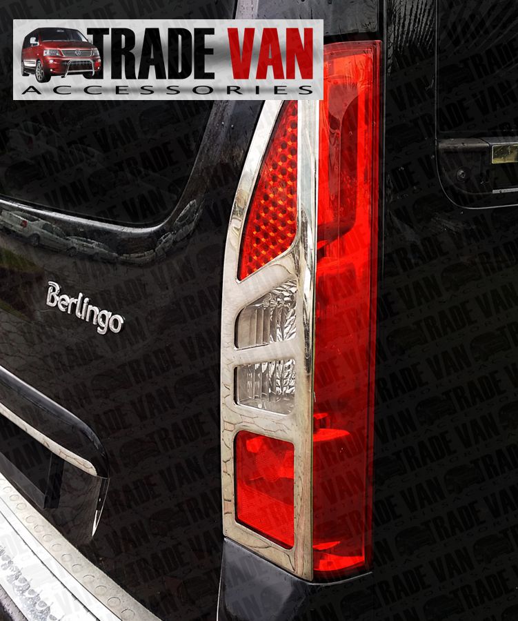 Citroen Berlingo Rear Light Covers Chrome Light Covers Surrounds