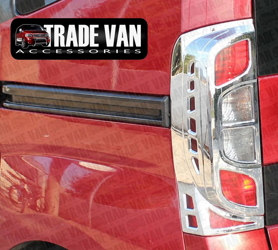Our Fiat Qubo Rear Light Covers ABS Chrome transform the rear styling of your Qubo MPV. Specially engineered using the latest Diamond Chrome Polymer Technology. Buy online at Trade Van Accessories.