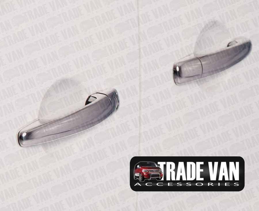 Our Fiat Scudo Door Handle Covers really enhance the side styling of your Fiat. Beautifully formed using chrome look hand polished Stainless Steel. Buy online at Trade Van Accessories.