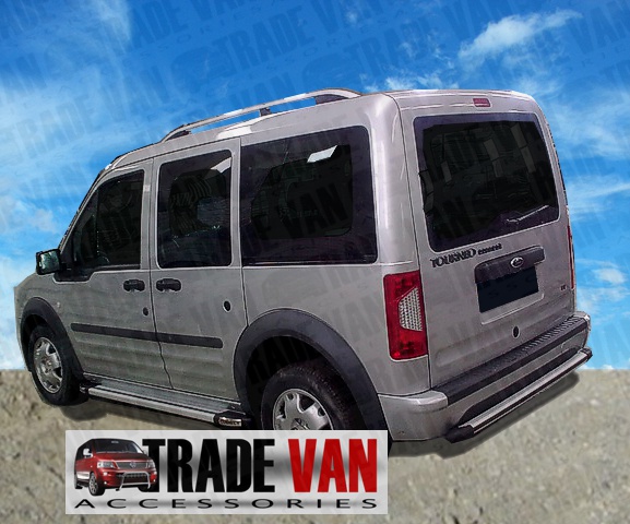 ford connect roof bars roof rails roof racks van accessories front bars side steps side bars rear steps chrome mirror covers door handle covers at trade van accessories for transit connect van styling