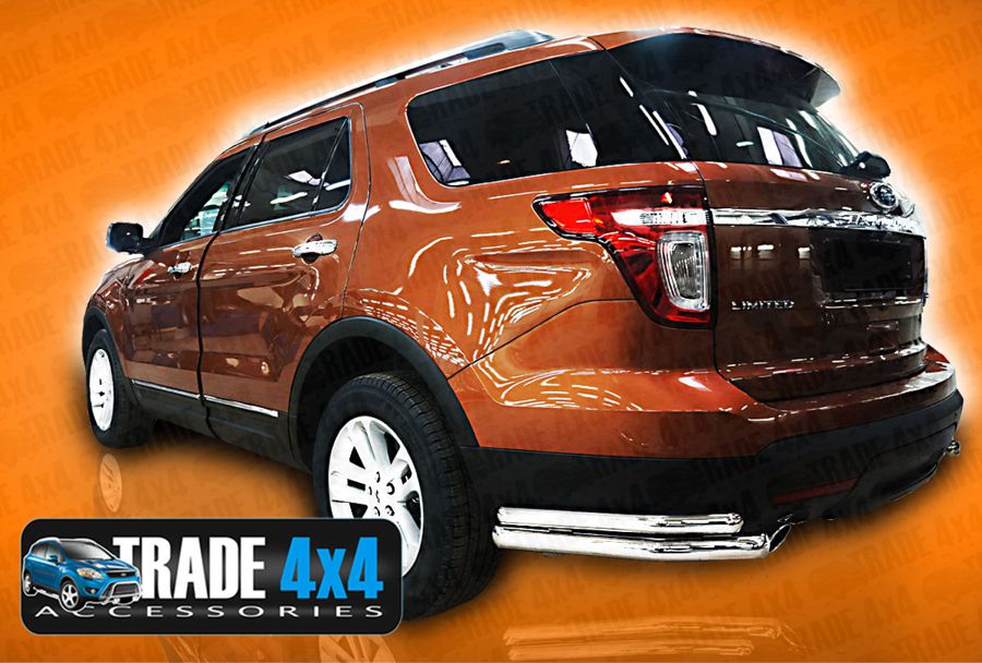 Our Ford Explorer 2013 Rear Corner Bars Stainless Steel are a practical and stylish accessory for your Explorer 2013 4x4 SUV. Buy online at Trade Van Accessories.