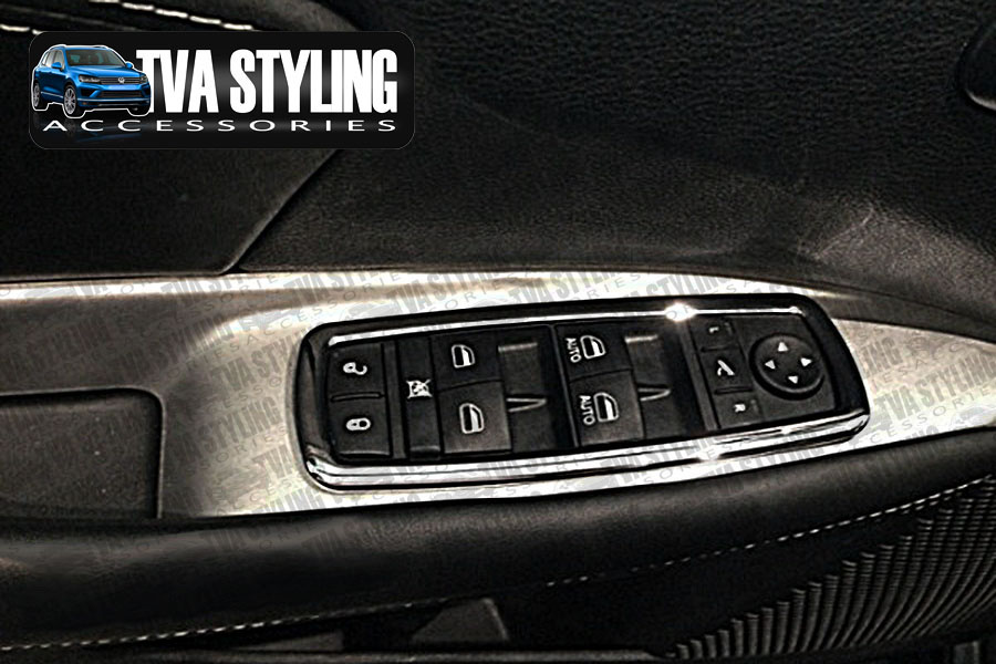 Our chrome Jeep Cherokee KL interior Window Switch covers are an eye-catching and stylish addition for your car. Buy online at Trade car Accessories.