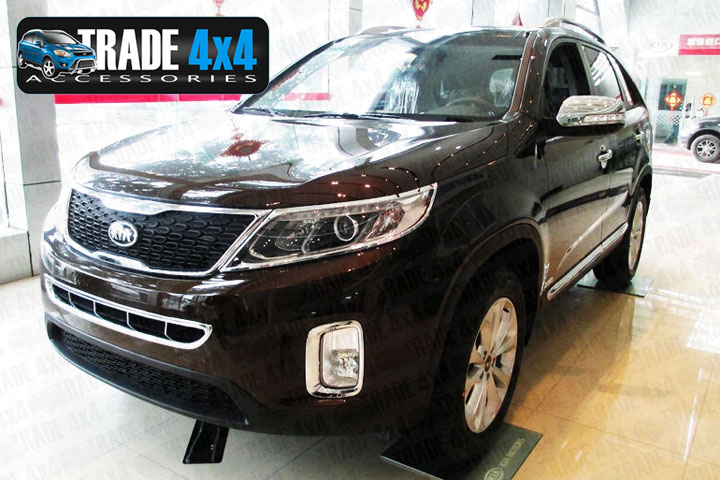 Our chrome kia Sorento head light covers are an eye-catching and stylish addition for your 4x4. Buy online at Trade 4x4 Accessories.