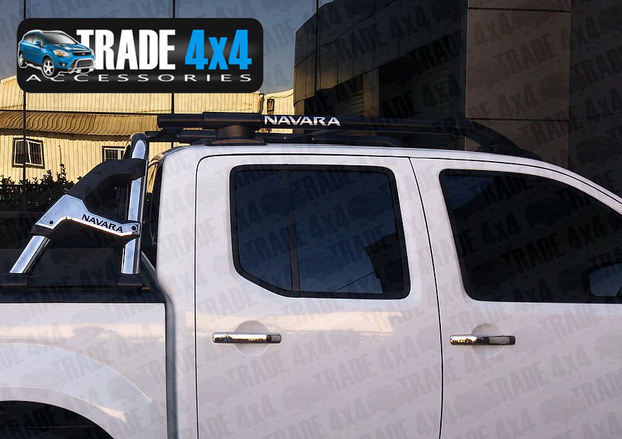 Our Nissan Navara D 40 Door Handle Covers Stainless Steel are made from chrome look hand polished Stainless Steel. Buy online at Trade 4x4 Accessories.