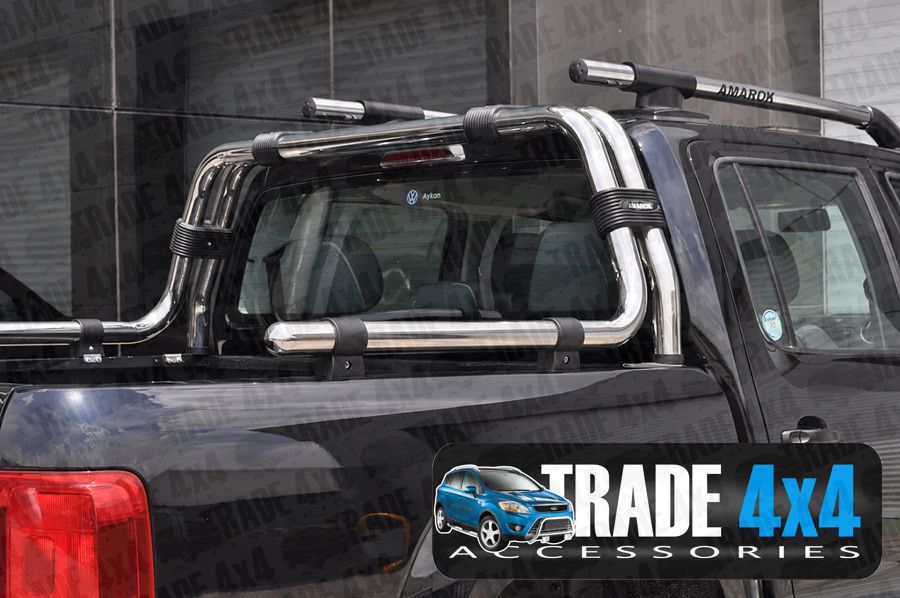 roll bars in chrome stainless steel Navara Roll Bars and Nissan Pickup Accessories are available from Trade Van Accessories. Buy Online at www.tradevanaccessories.co.uk