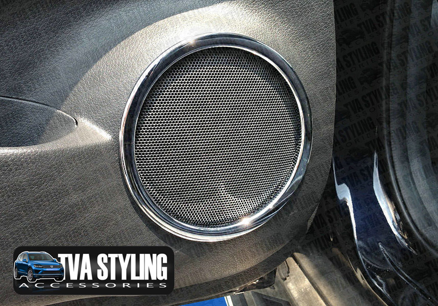 Our chrome Nissan Qashqai interior door Speaker covers are an eye-catching and stylish addition for your car. Buy online at Trade car Accessories.