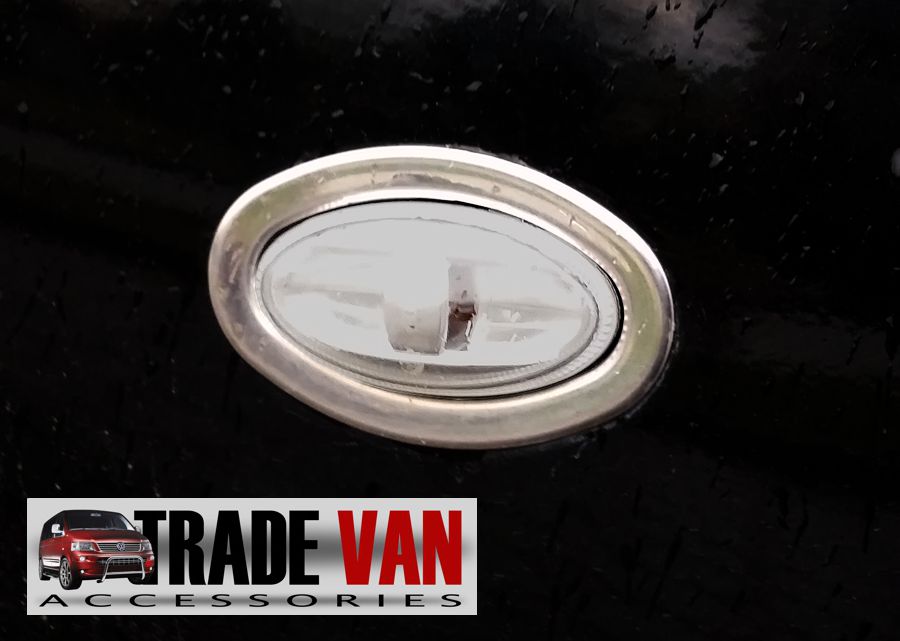 Our Partner Chrome Indicator Surround for Peugeot Partner Van and Tepee is a great Peugeot Van Styling Accessory. Buy Online at Trade Van Accessories .co.uk