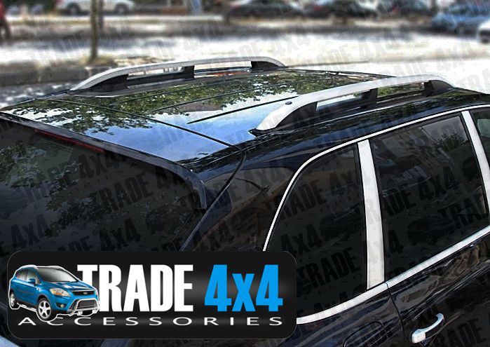 Our Porsche Cayenne 4x4 roof rails and roof rack accessories really upgrade your Porsche 4x4. These anodised aluminium roof rails will fit all Type E2 models from 2010 on including Cayenne, Diesel, S, S Diesel, S Hybrid, GTS, Turbo, and Turbo S. Buy all your 4x4 accessories online at Trade Van Accessories