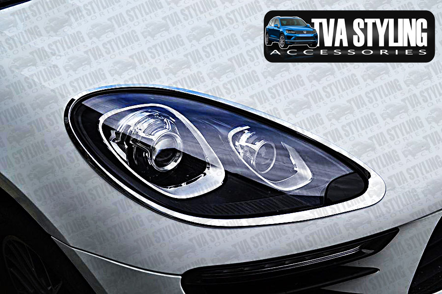 Our chrome Porsche Macan head light covers are an eye-catching and stylish addition for your car. Buy online at Trade car Accessories.