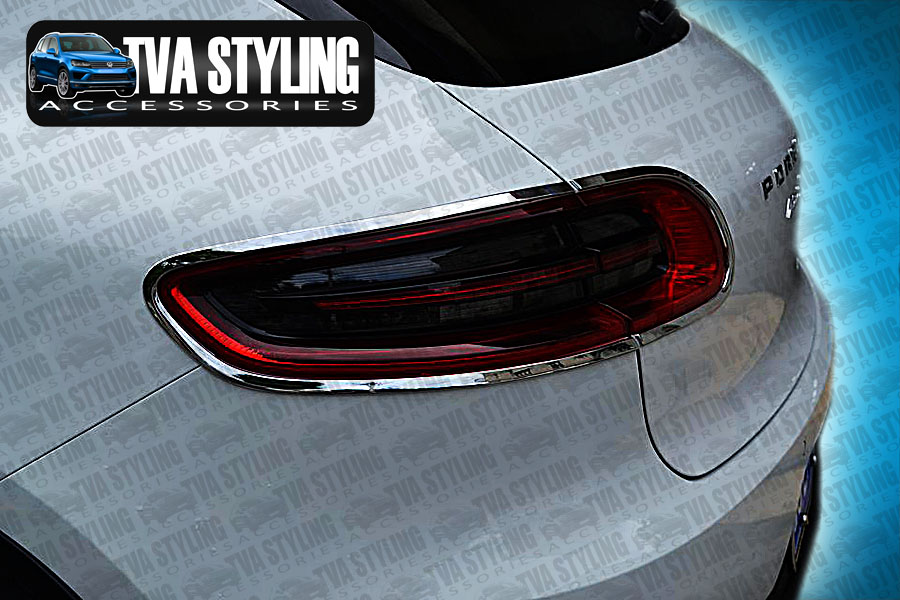 Our chrome Porsche Macan rear light covers are an eye-catching and stylish addition for your car. Buy online at Trade car Accessories.