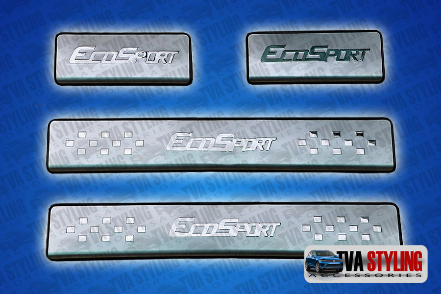 Our stainless steel Ford EcoSport sill protector entry guard trim is an eye-catching and stylish addition for your 4x4. Buy online at Trade 4x4 Accessories.