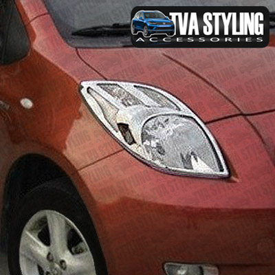 Our chrome Toyota Yaris head light covers are an eye-catching and stylish addition for your car. Buy online at Trade car Accessories.