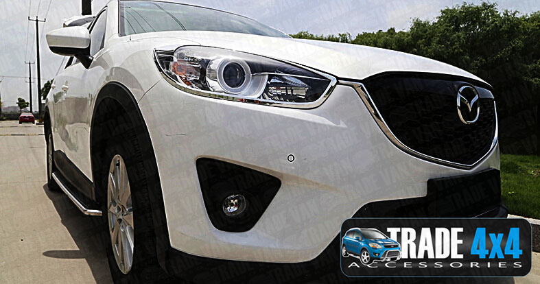 TVA Mazda CX-5 2012-on Chrome Front Head Light Surround Cover Trim