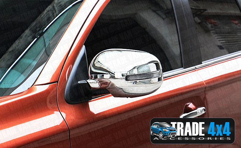 TVA Mitsubishi Outlander 2012-on Chrome Door Wing Mirrors Cover Trim Accessory set