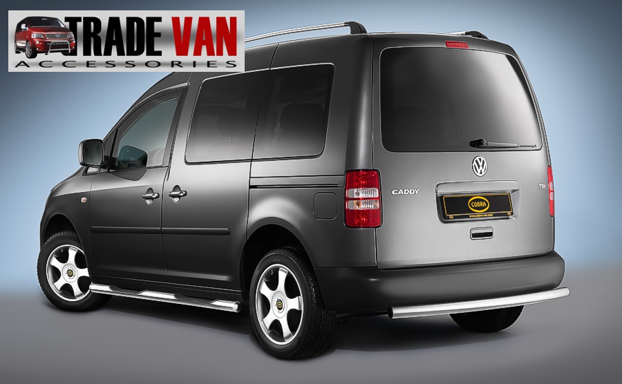 Cobra Side Bars with 4 Steps VW Caddy MAXI 20042009, 2010.up Trade