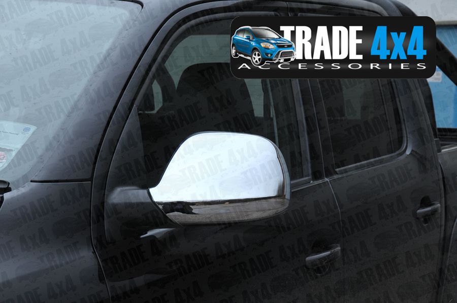 MYS Chrome Wing Mirror Cover Caps – Left & Right For VW Amarok Transporter T6