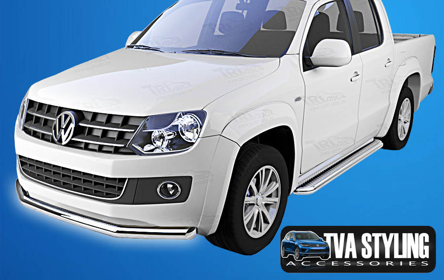 Our Stainless Steel VW Amarok City Front A Bull Bar is an eye-catching and stylish addition for your van. Buy on at Trade van Accessories.