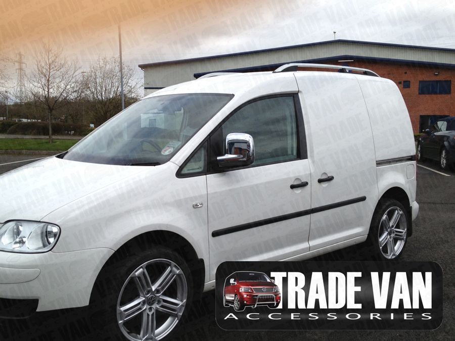 Our VW Caddy Mirror Covers ABS Chrome transform the Side Styling of your Caddy Van or Caddy Maxi MPV. Buy online at Trade Van Accessories.