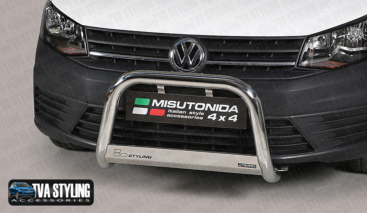 VW Caddy Bull Bar Volkswagen Caddy INOX TVA Styling