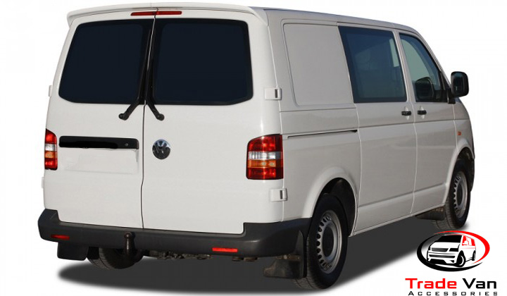 Vw t5 candy white rear door spolier twin door