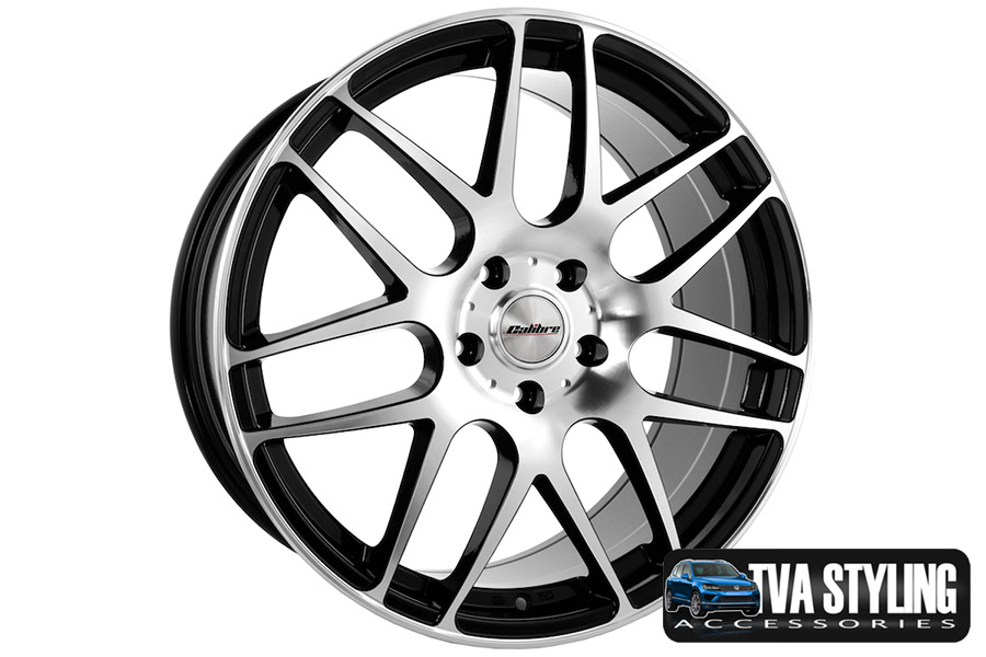 VW T6 Transporter Exile Black & Polished 20" Alloy Wheels Alloys Set of 4