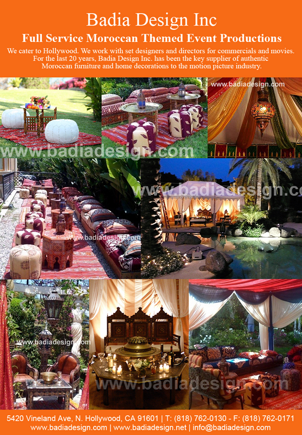 Moroccan Themed Movie and Party  Rental  with Moroccan Movie 