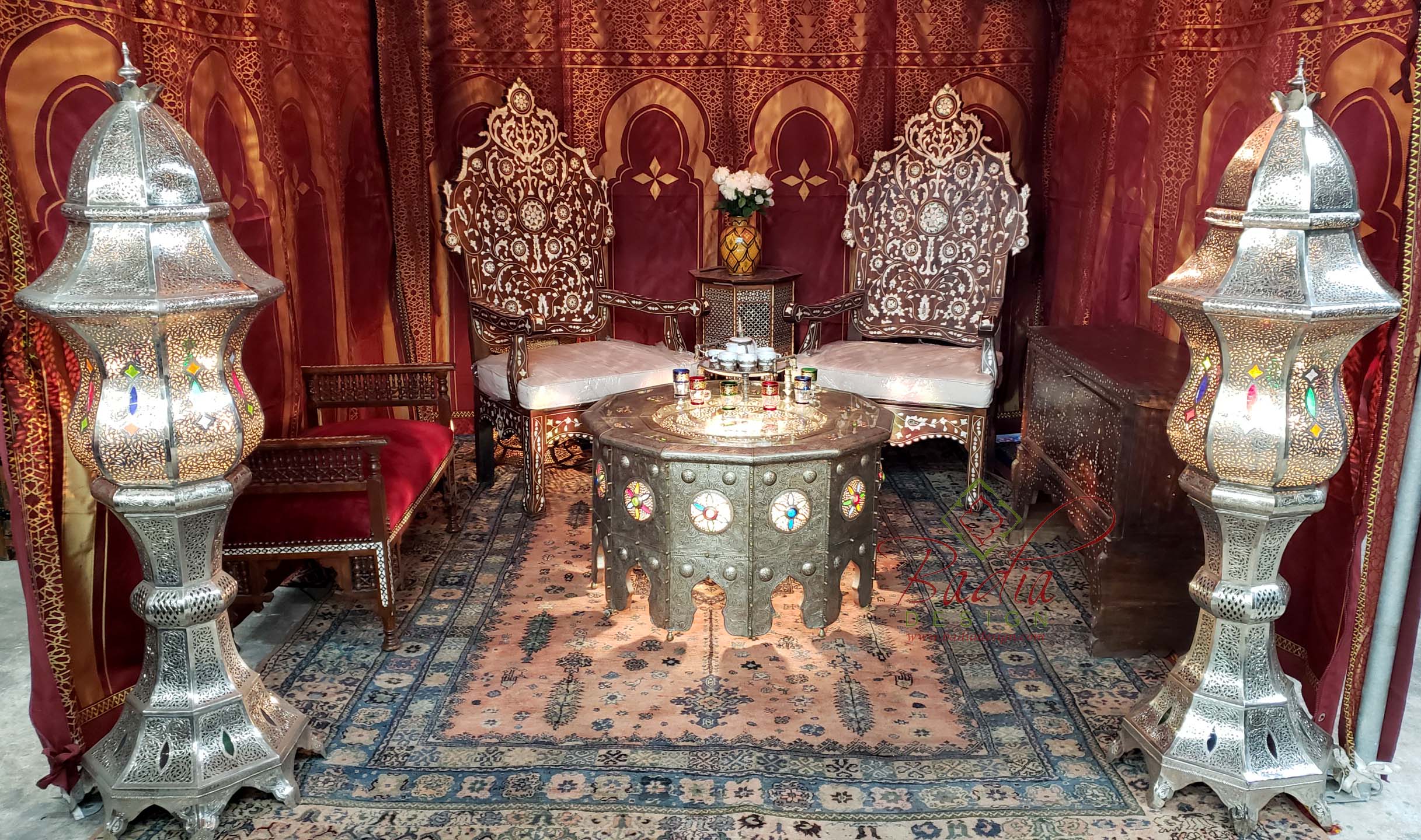 Moroccan Event Rentals Los Angeles - Badia Design Inc Store