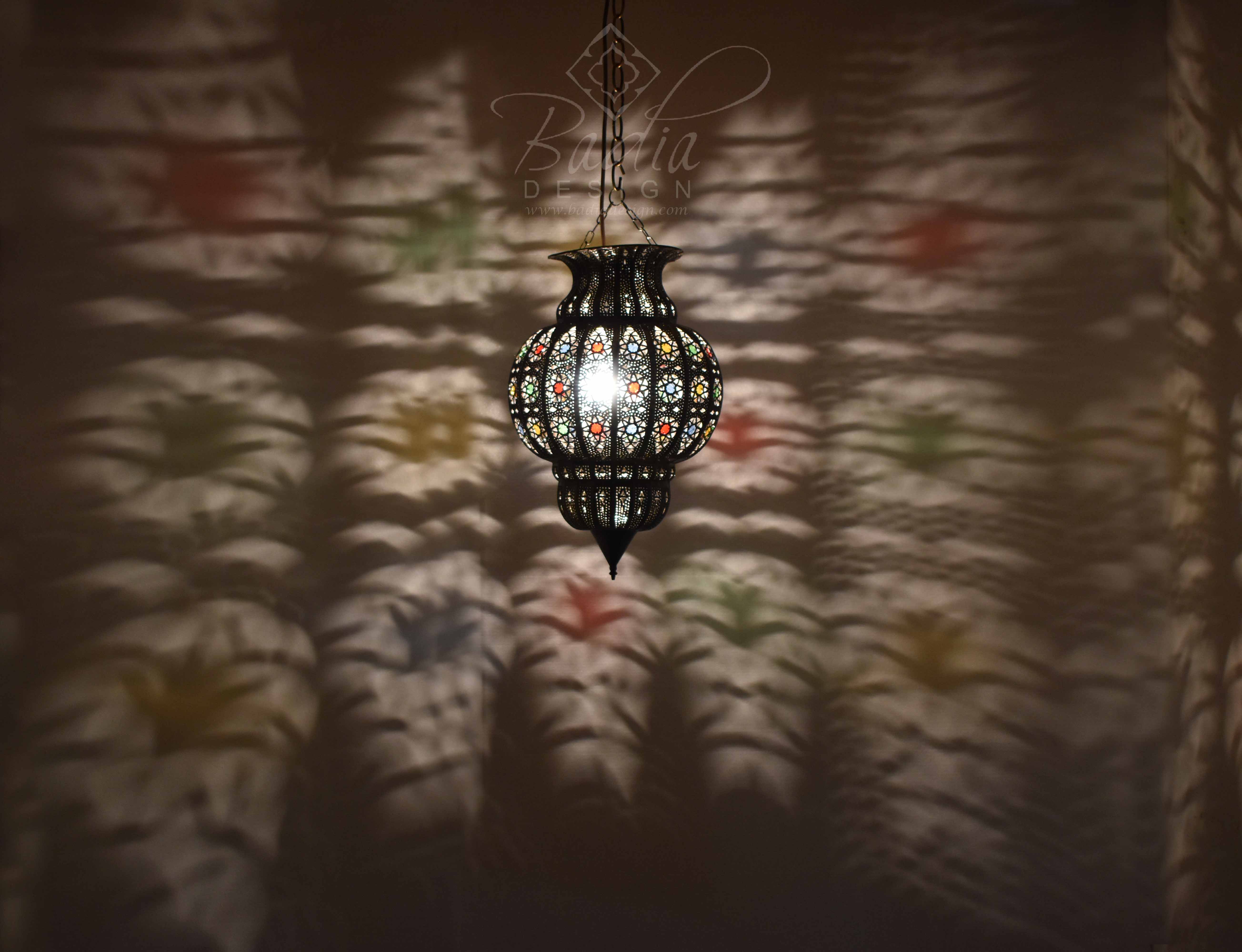 moroccan-hanging-lantern-with-multi-color-glass-eyelets-lig410-2.jpg