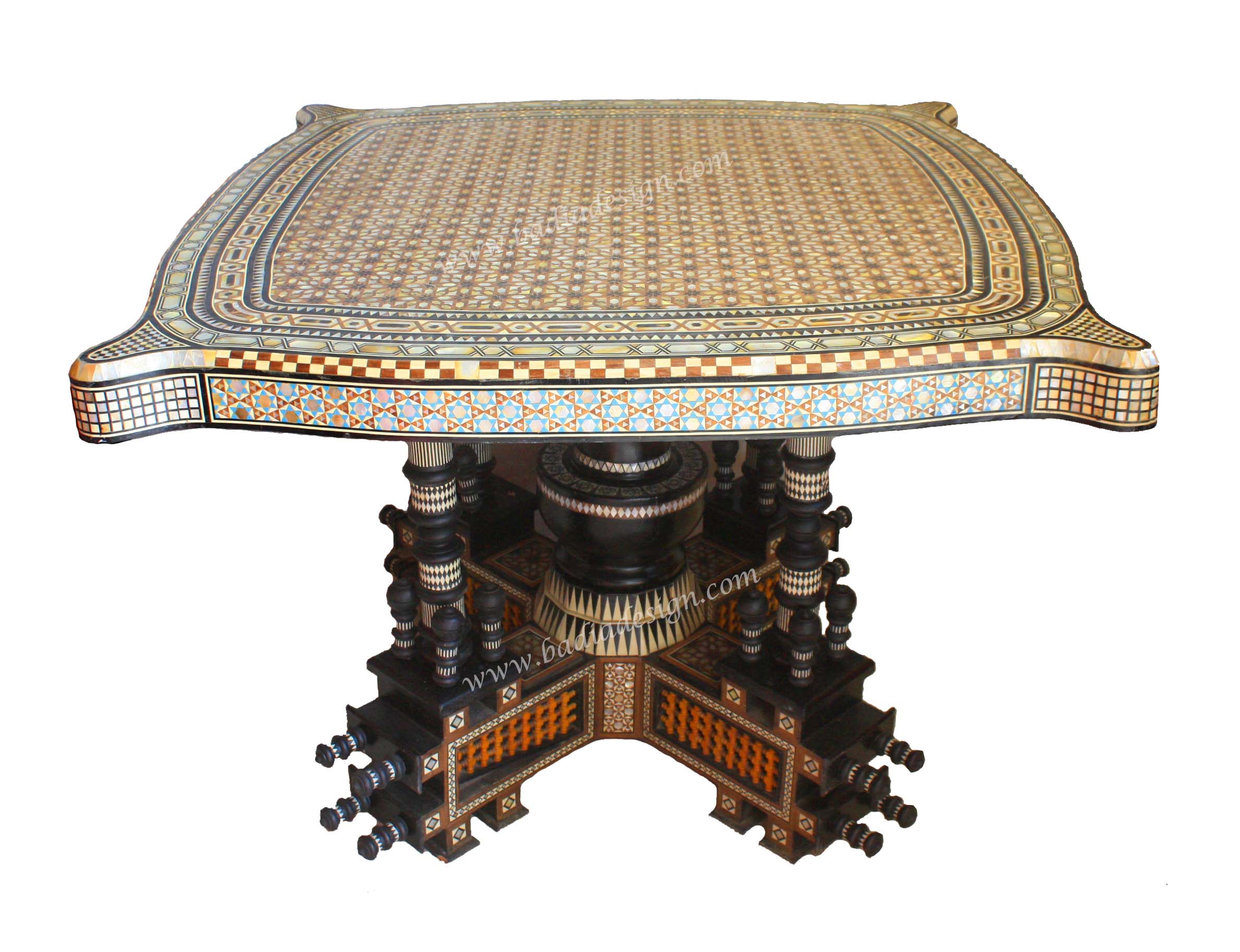 Syrian Design Inlaid Table