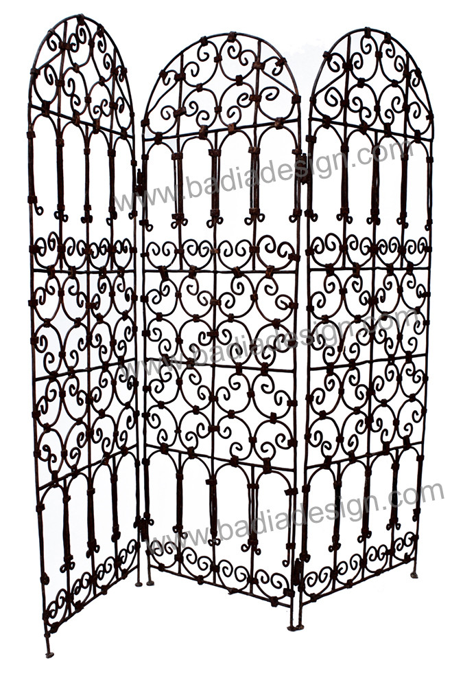 Wrought Iron Divider Screen from Badia Design Inc.