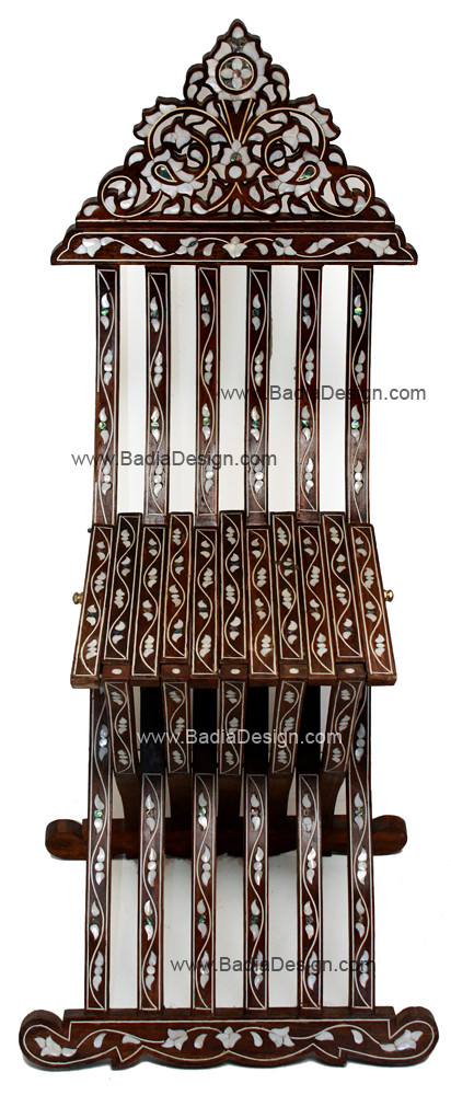Mother Of Pearl Inlay Handcrafted Chair Mop Ch009 Badia Design