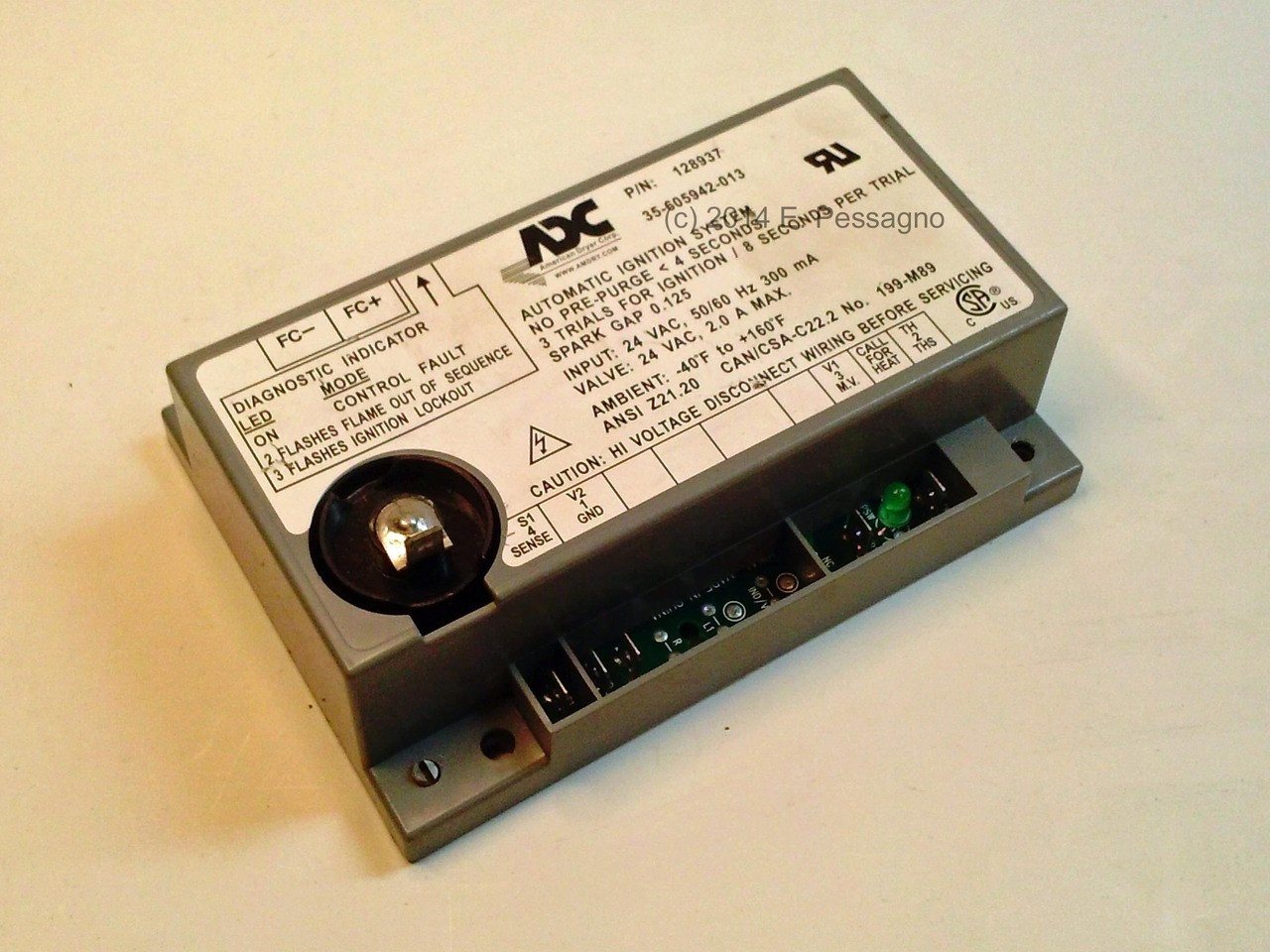 ini シリアル ADC ignitor P/N 128937 (rebuilt and upgraded part) - Happy
