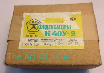 Russian K40Y-9 .033uf@200v
The Art Of Tone
TAOT
THEARTOFTONE
Antonio Johnson Photography