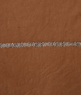 Marionat Bridal Belt 1062 -Beaded Rhinestone Belt with Ribbon 30” Long-The Bridal Veil Company