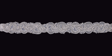 En Vogue Bridal Belt Style BT1587 - BEADED ORGANZA WEDDING BELT